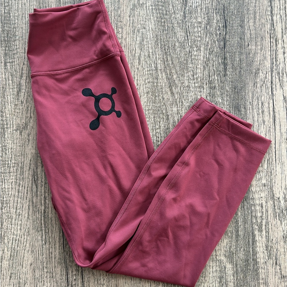 Lululemon Wunder Train High Rise 25” Orange Theory Leggings